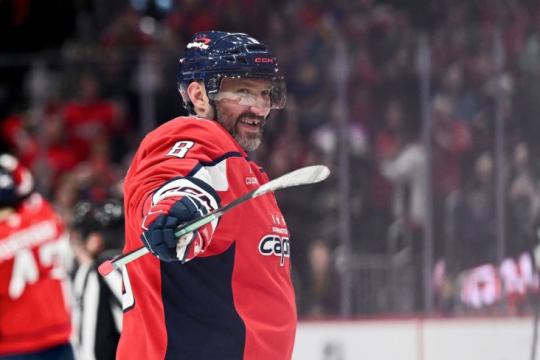 Овечкин остался без великого достижения. Но «Вашингтон» всё равно победил