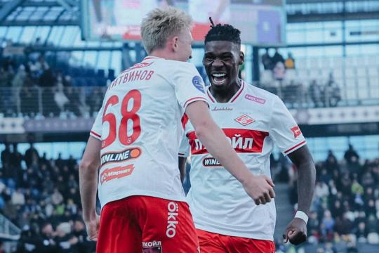 «Спартак» в гостях победил «Оренбург» в матче 22-го тура РПЛ